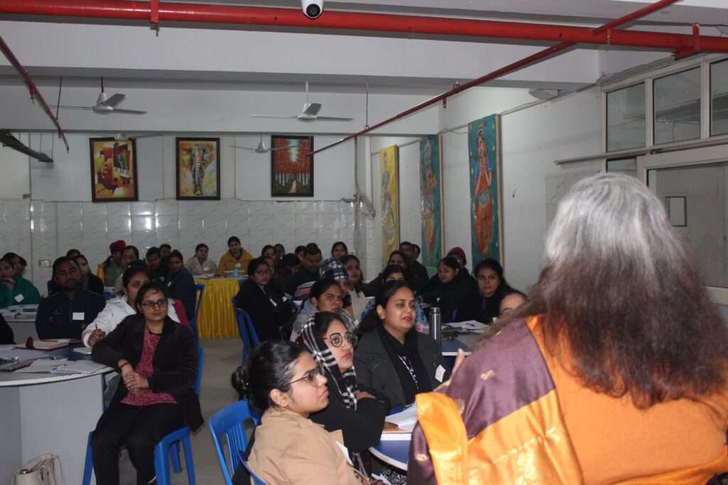 workshop with teachers 