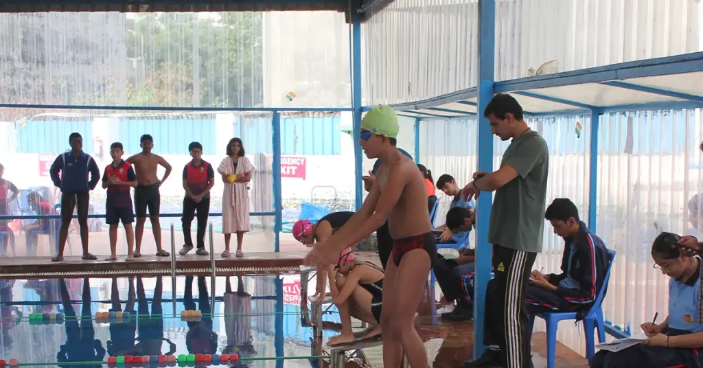 All-Weather Swimming Pool for Students